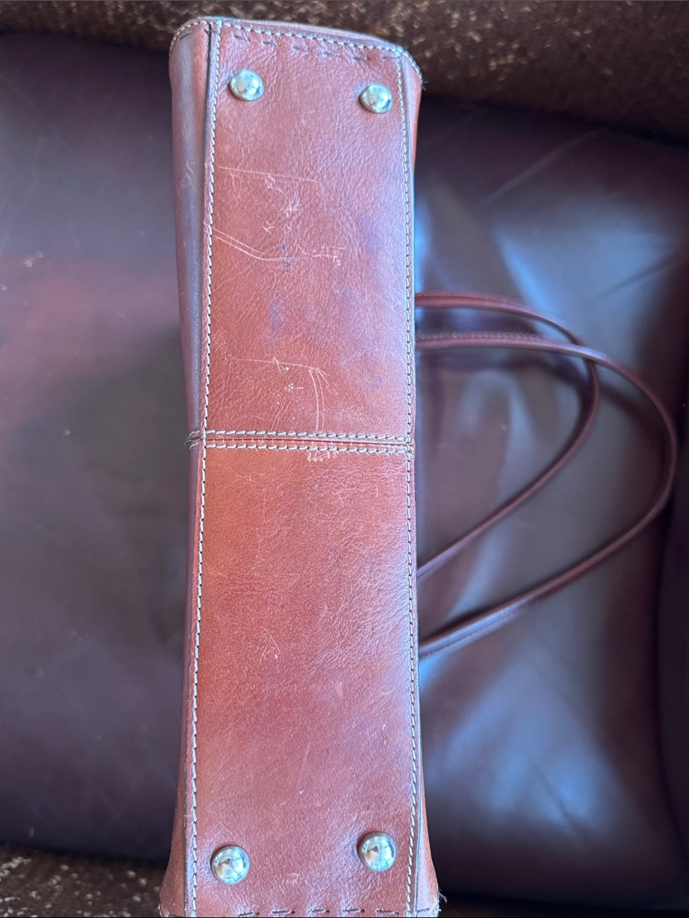 Fossil leather ladies shoulder bag - Picture 4 of 6